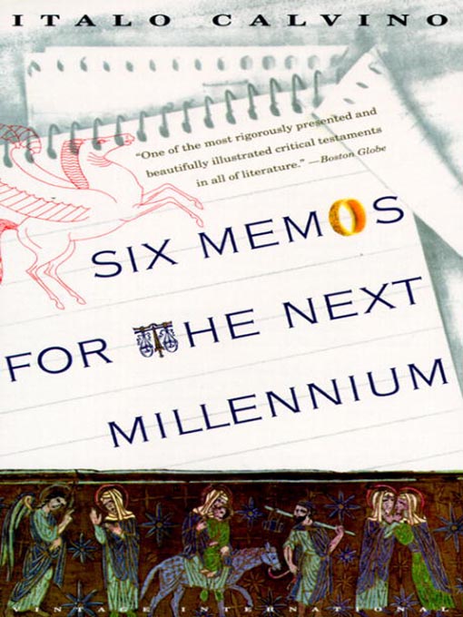 Title details for Six Memos for the Next Millennium by Italo Calvino - Wait list